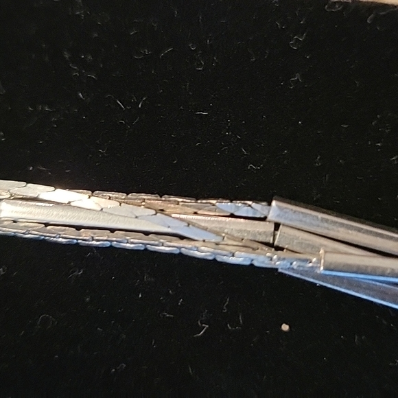 Silver Necklace with Zirconia and Silver Ball Costume Jewelry - Picture 7 of 7